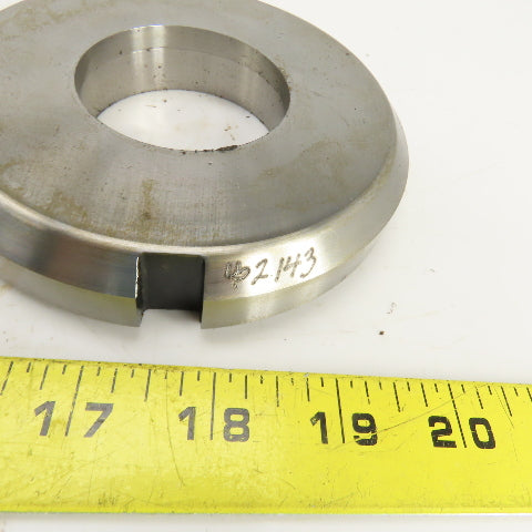 UP 2.1250" Round Crowned Holepunch & Die 2.143" CNC Turret 4.940" OD Slug Free