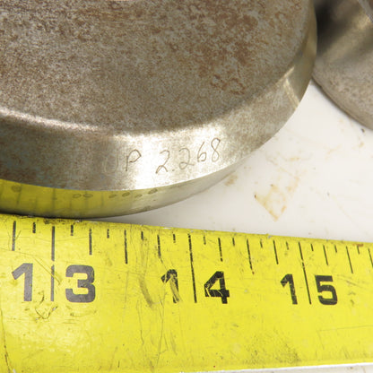 UP 2.250" Round Crowned Holepunch & Die 2.268" CNC Turret 4.940" OD Slug Free