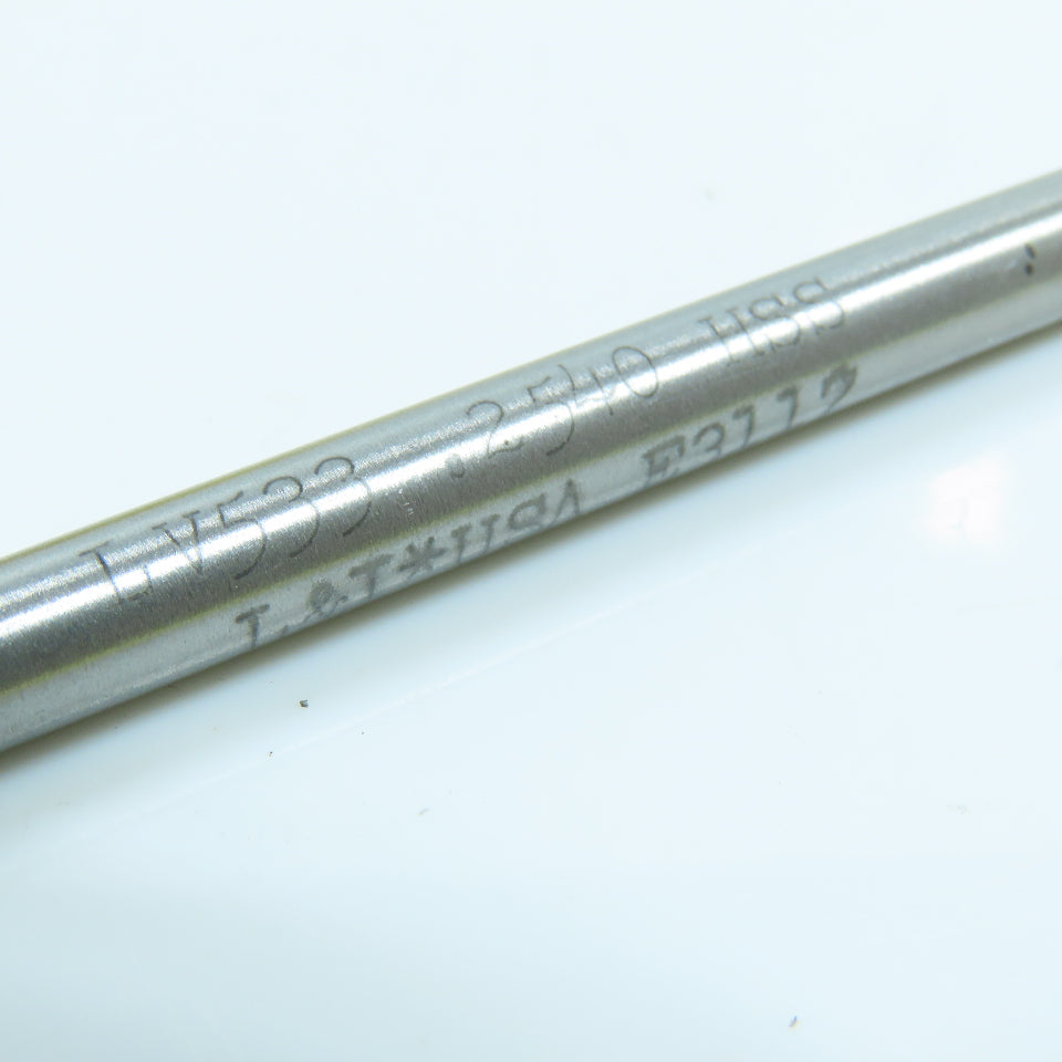 .2540" Chucking Reamer Straight 6 Flute 1-5/8" LOC 6" OAL Lot of 3