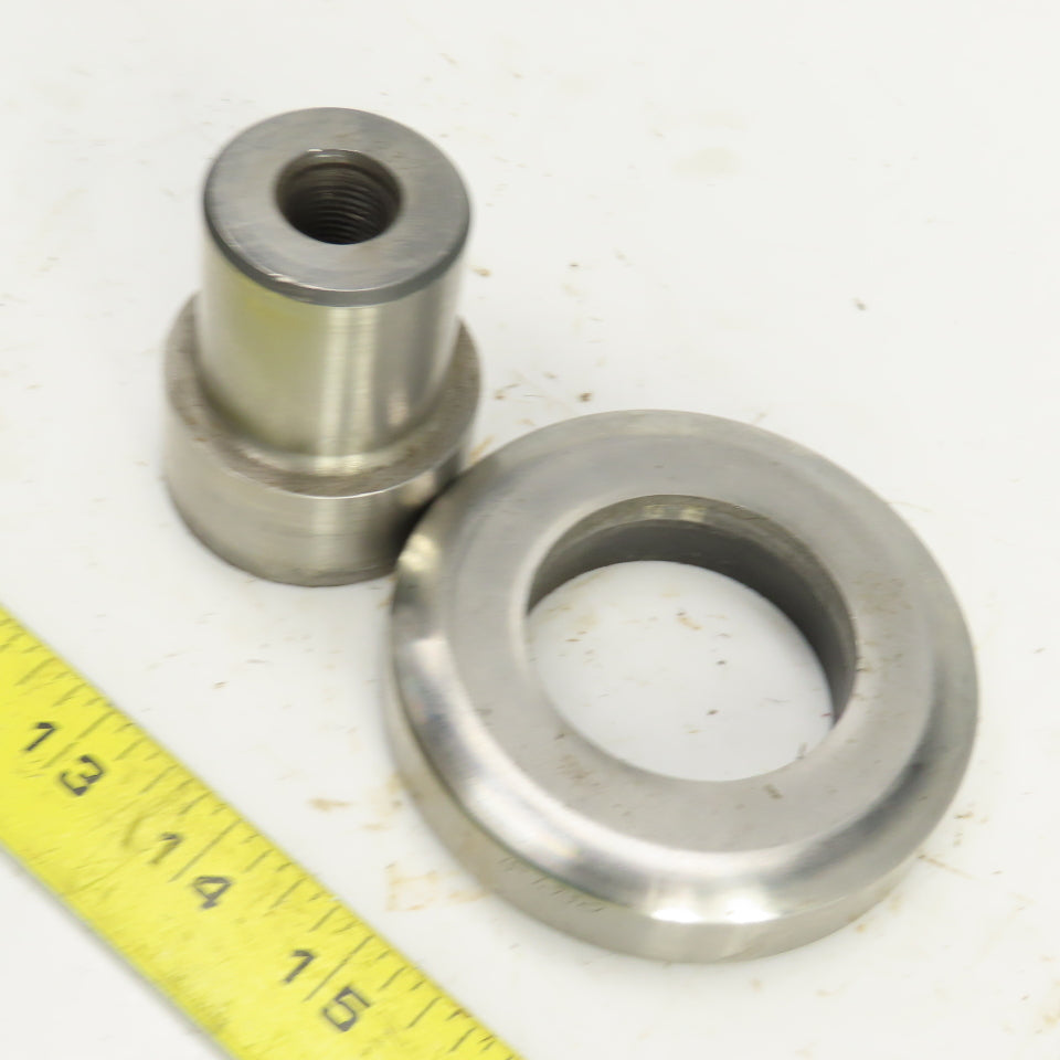 UP 1.9375" Round Holepunch & Die 1.950" CNC Turret 3.500" OD Slug Free