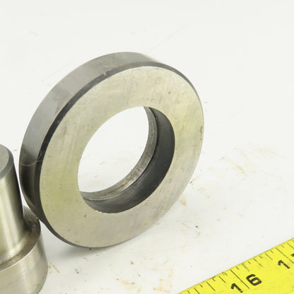 UP 1.9375" Round Holepunch & Die 1.950" CNC Turret 3.500" OD Slug Free