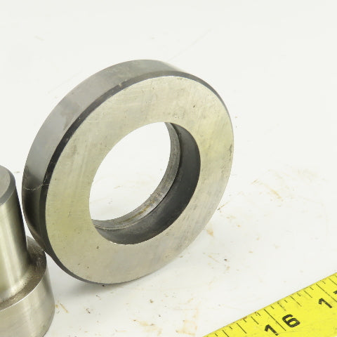 UP 1.9375" Round Holepunch & Die 1.950" CNC Turret 3.500" OD Slug Free