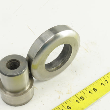 UP 1.9375" Round Holepunch & Die 1.950" CNC Turret 3.500" OD Slug Free