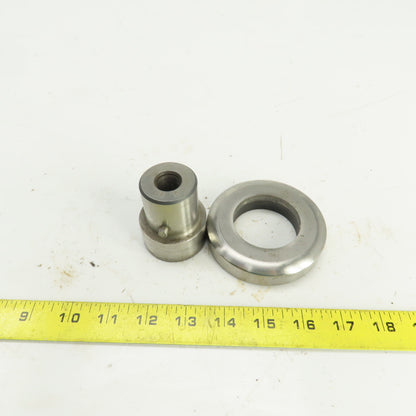 UP 1.9375" Round Holepunch & Die 1.950" CNC Turret 3.500" OD Slug Free