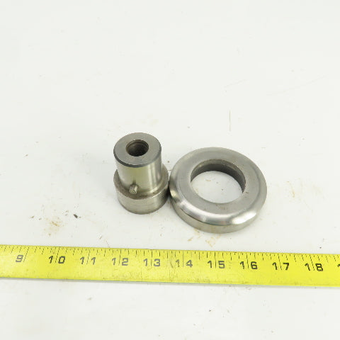 UP 1.9375" Round Holepunch & Die 1.950" CNC Turret 3.500" OD Slug Free
