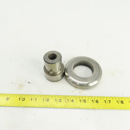UP 1.9375" Round Holepunch & Die 1.950" CNC Turret 3.500" OD Slug Free