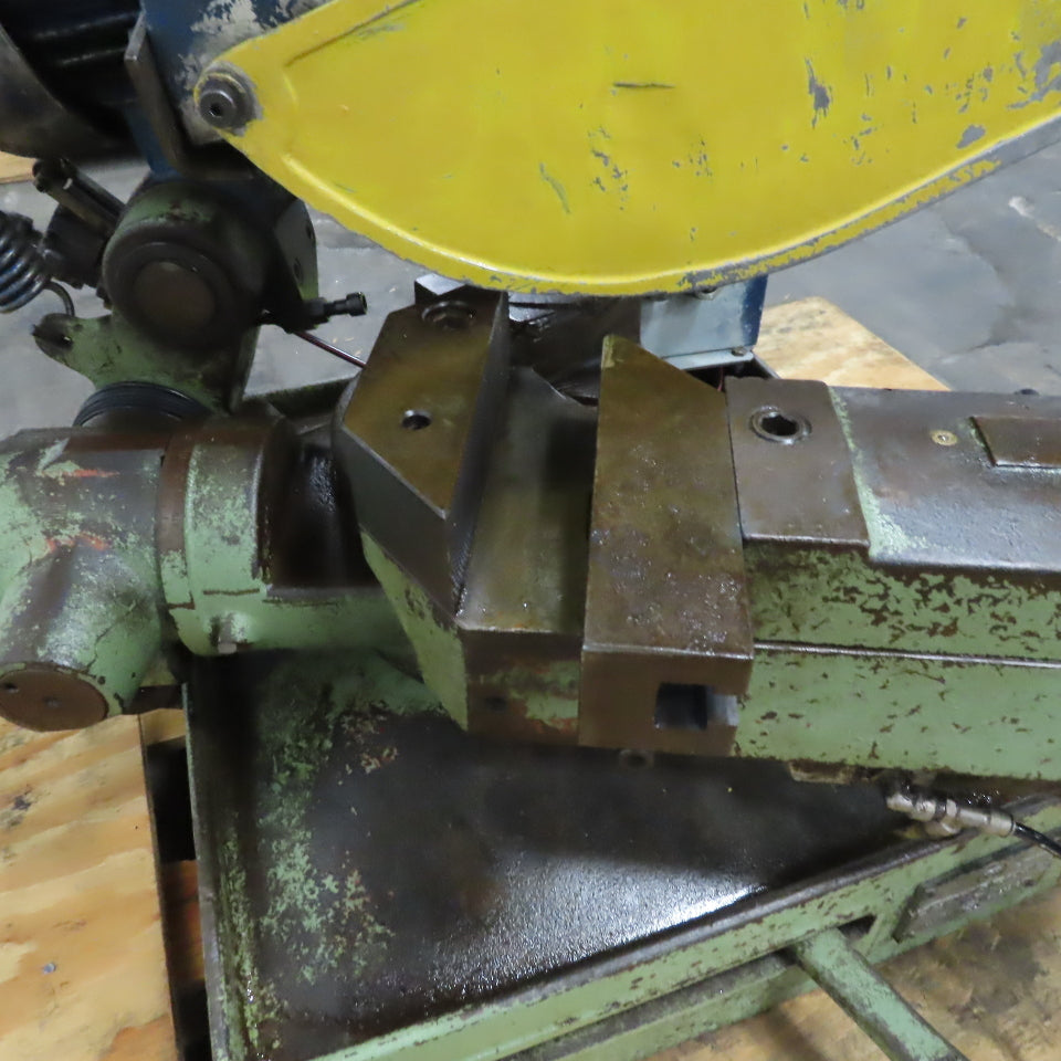 Brown Master 10" Manual Cold Cut Miter Metal Saw 208-230/460V 3Ph W/Power Clamp