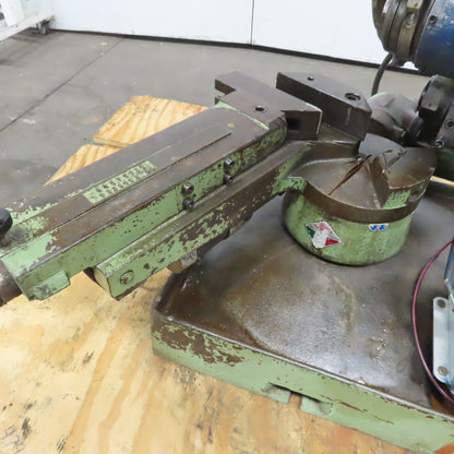 Brown Master 10" Manual Cold Cut Miter Metal Saw 208-230/460V 3Ph W/Power Clamp