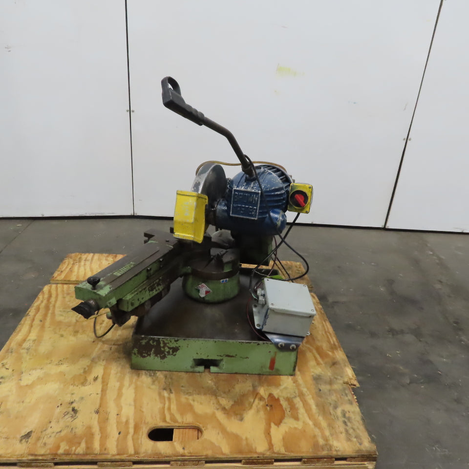 Brown Master 10" Manual Cold Cut Miter Metal Saw 208-230/460V 3Ph W/Power Clamp