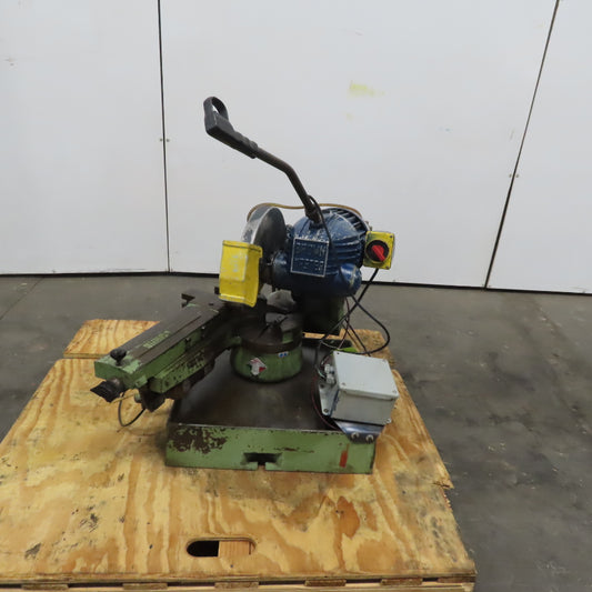 Brown Master 10" Manual Cold Cut Miter Metal Saw 208-230/460V 3Ph W/Power Clamp