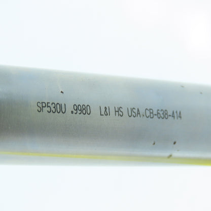 L & I 3/4" Chucking Reamer 8 Flute #3 Morse Taper Shank 2-7/8" LOC 10-5/8" OAL