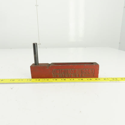 Unipunch 5051 Strippit P Punch Die Tooling Press Brake 8-1/8" OAL 1/2" Post