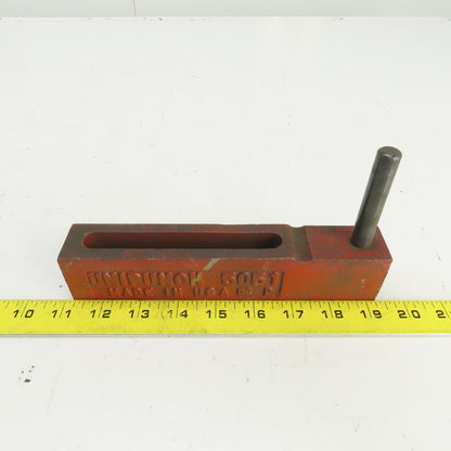 Unipunch 5051 Strippit P Punch Die Tooling Press Brake 8-1/8" OAL 1/2" Post