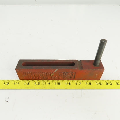 Unipunch 5051 Strippit P Punch Die Tooling Press Brake 8-1/8" OAL 1/2" Post