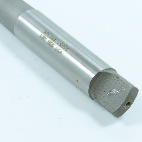 L & I .9995" Chucking Reamer 8 Flute #3 Morse Taper Shank 2-3/4" LOC 10-1/2" OAL