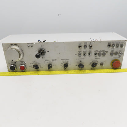 Izumi 41-10652 4 Axis CNC Lathe 12 Tool Turret Machine Operator Key Switch Board