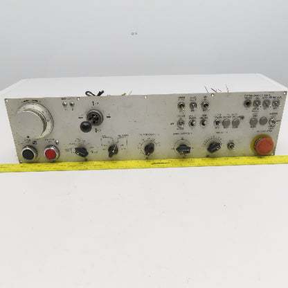 Izumi 41-10652 4 Axis CNC Lathe 12 Tool Turret Machine Operator Key Switch Board