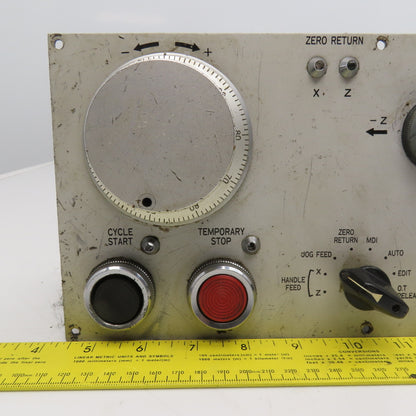 Izumi 41-10652 4 Axis CNC Lathe 12 Tool Turret Machine Operator Key Switch Board