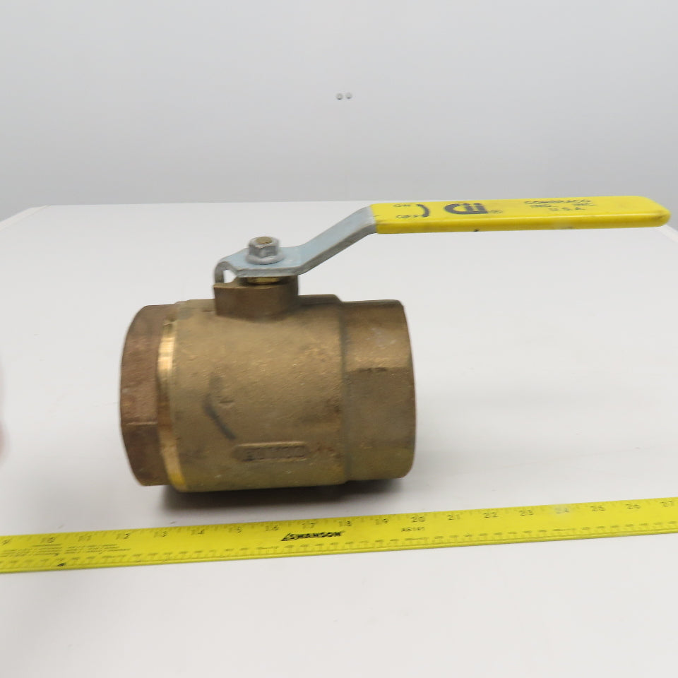 Conbraco 4" Bronze Ball Valve 150 WOG
