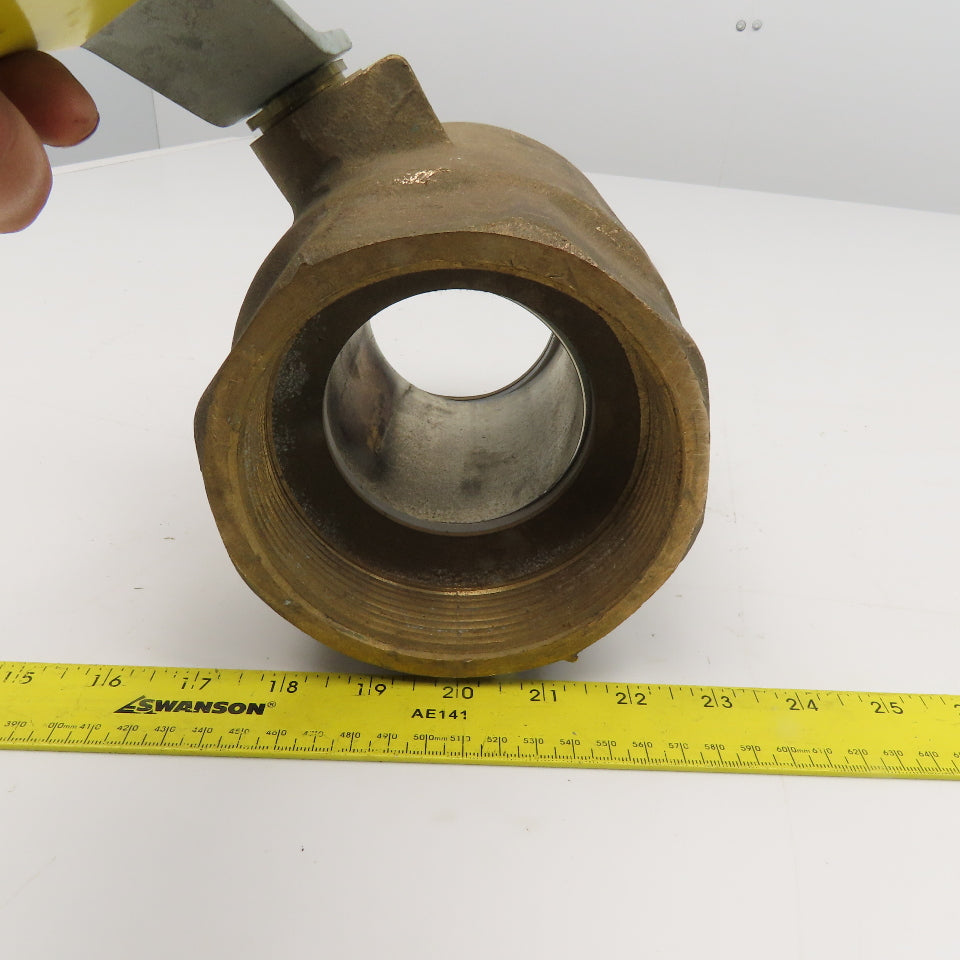 Conbraco 4" Bronze Ball Valve 150 WOG