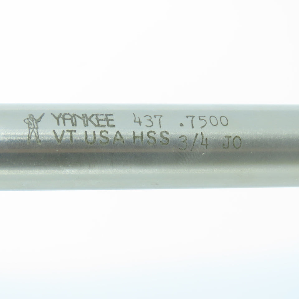 Yankee 3/4" Extended Length Chucking Reamer 8 Flute #2 Morse Taper Shank 24" OAL