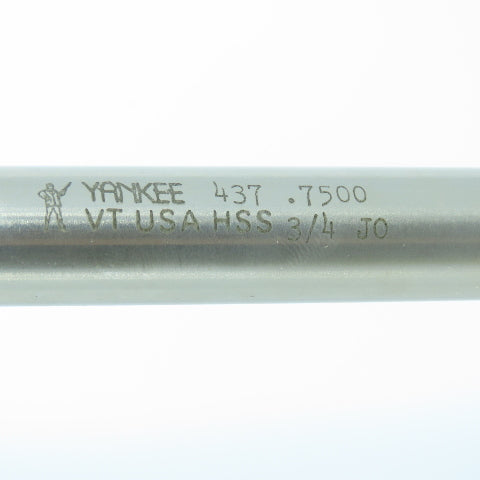 Yankee 3/4" Extended Length Chucking Reamer 8 Flute #2 Morse Taper Shank 24" OAL