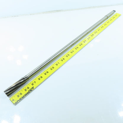 Yankee 3/4" Extended Length Chucking Reamer 8 Flute #2 Morse Taper Shank 24" OAL