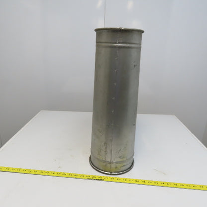 8" x 7" x 7" Quick-Clamp Rolled Edge Duct Wye Joint Galvanized Steel 23" OAL