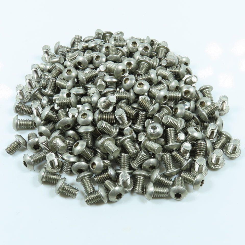 5/16"-18 x 1/2" Stainless Steel Button Socket Head Cap Screw Bolt Lot Of 235