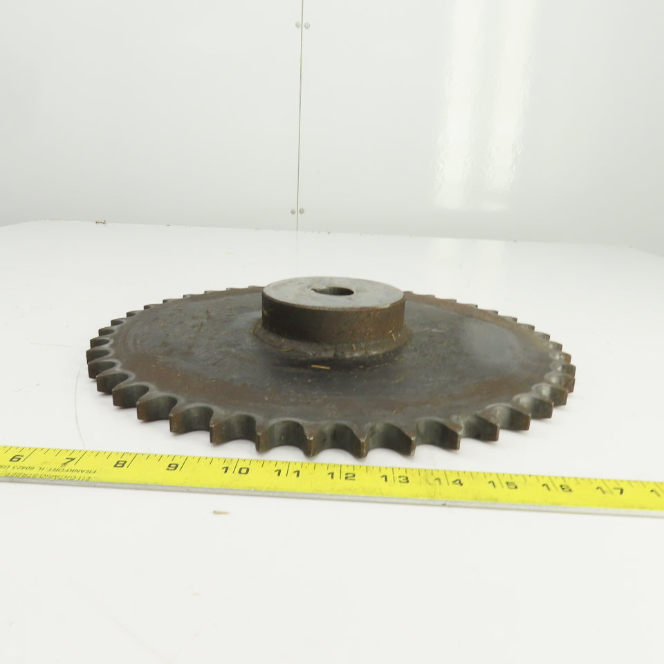 44TL 44 Tooth #80/1 Pitch Roller Chain Sprocket 14-9/16" OD 1-1/4" Keyed Bore