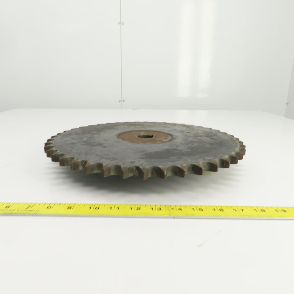 44TL 44 Tooth #80/1 Pitch Roller Chain Sprocket 14-9/16" OD 1-1/4" Keyed Bore