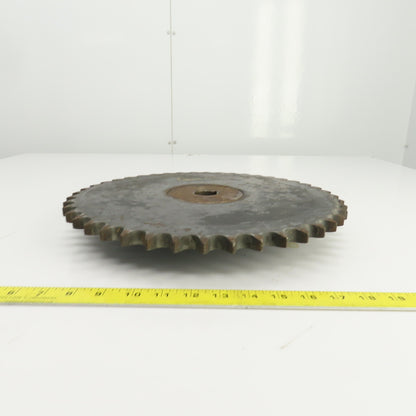 44TL 44 Tooth #80/1 Pitch Roller Chain Sprocket 14-9/16" OD 1-1/4" Keyed Bore