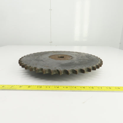 44TL 44 Tooth #80/1 Pitch Roller Chain Sprocket 14-9/16" OD 1-1/4" Keyed Bore