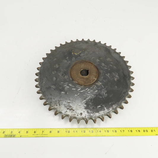 44TL 44 Tooth #80/1 Pitch Roller Chain Sprocket 14-9/16" OD 1-1/4" Keyed Bore