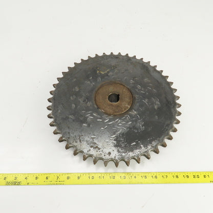 44TL 44 Tooth #80/1 Pitch Roller Chain Sprocket 14-9/16" OD 1-1/4" Keyed Bore