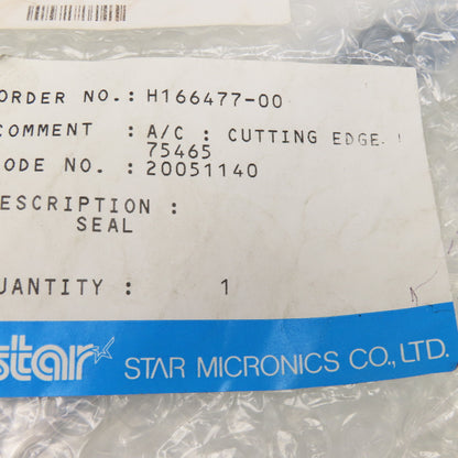 Star Micronics 20051140 Nitta SS No 0 Seal Lot Of 2