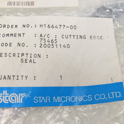 Star Micronics 20051140 Nitta SS No 0 Seal Lot Of 2