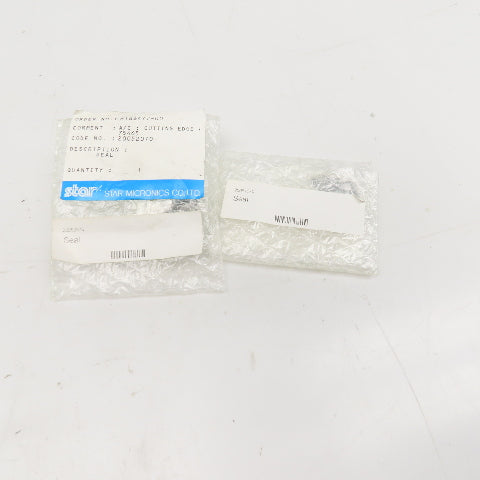 Star Micronics 20051070 Cutting Edge Seal 75465 Lot Of 2