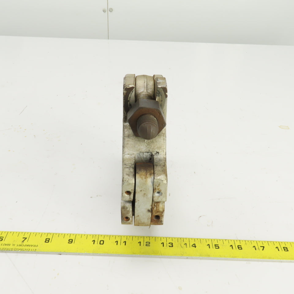 3" ID Steel Hinged Quick Connect Coupling 1-1/4" Hex Head Tightener