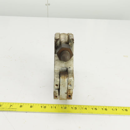 3" ID Steel Hinged Quick Connect Coupling 1-1/4" Hex Head Tightener