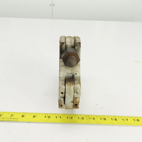 3" ID Steel Hinged Quick Connect Coupling 1-1/4" Hex Head Tightener