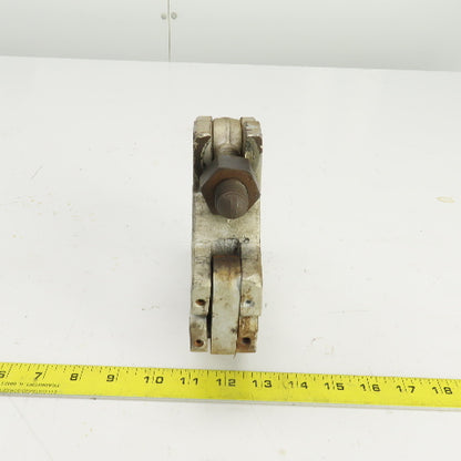 3" ID Steel Hinged Quick Connect Coupling 1-1/4" Hex Head Tightener