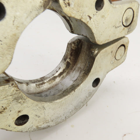 3" ID Steel Hinged Quick Connect Coupling 1-1/4" Hex Head Tightener