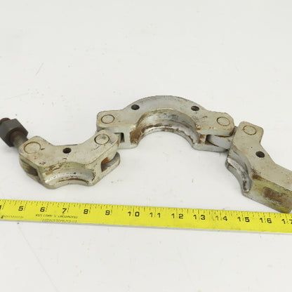 3" ID Steel Hinged Quick Connect Coupling 1-1/4" Hex Head Tightener