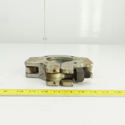 3" ID Steel Hinged Quick Connect Coupling 1-1/4" Hex Head Tightener