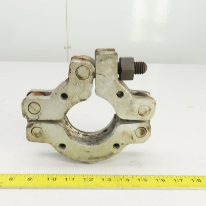 3" ID Steel Hinged Quick Connect Coupling 1-1/4" Hex Head Tightener