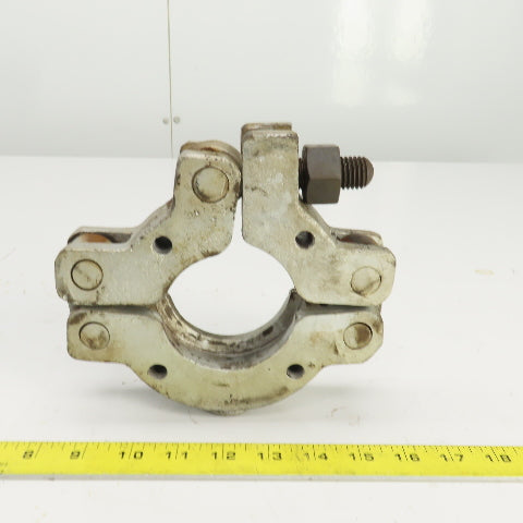 3" ID Steel Hinged Quick Connect Coupling 1-1/4" Hex Head Tightener