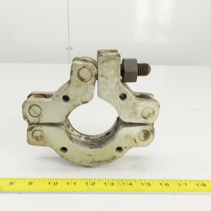 3" ID Steel Hinged Quick Connect Coupling 1-1/4" Hex Head Tightener