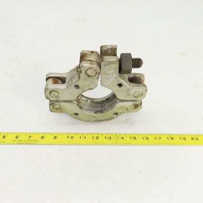 3" ID Steel Hinged Quick Connect Coupling 1-1/4" Hex Head Tightener