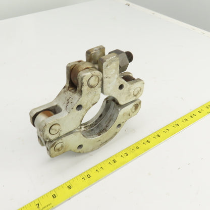 3" ID Steel Hinged Quick Connect Coupling 1-1/4" Hex Head Tightener